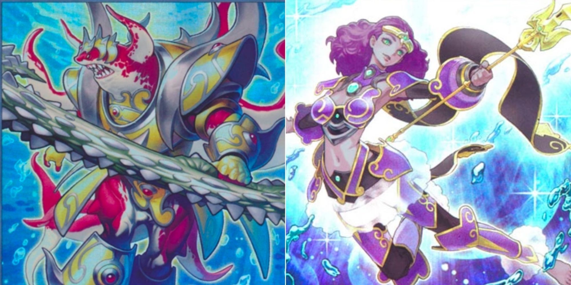 Mermail archetype cards in Yu-Gi-Oh!
