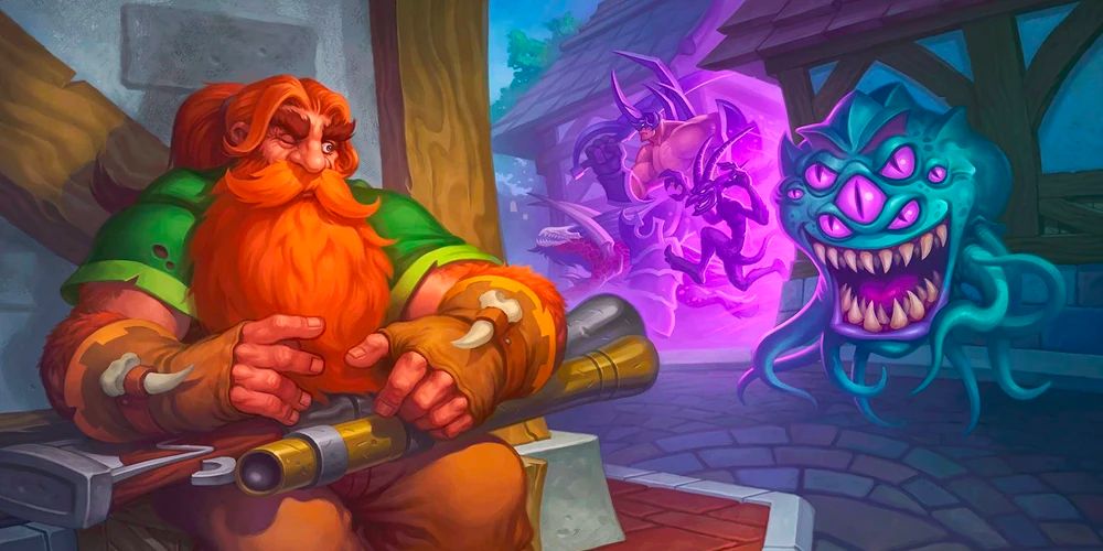 Defend the Dwarven District Card Art Hearthstone