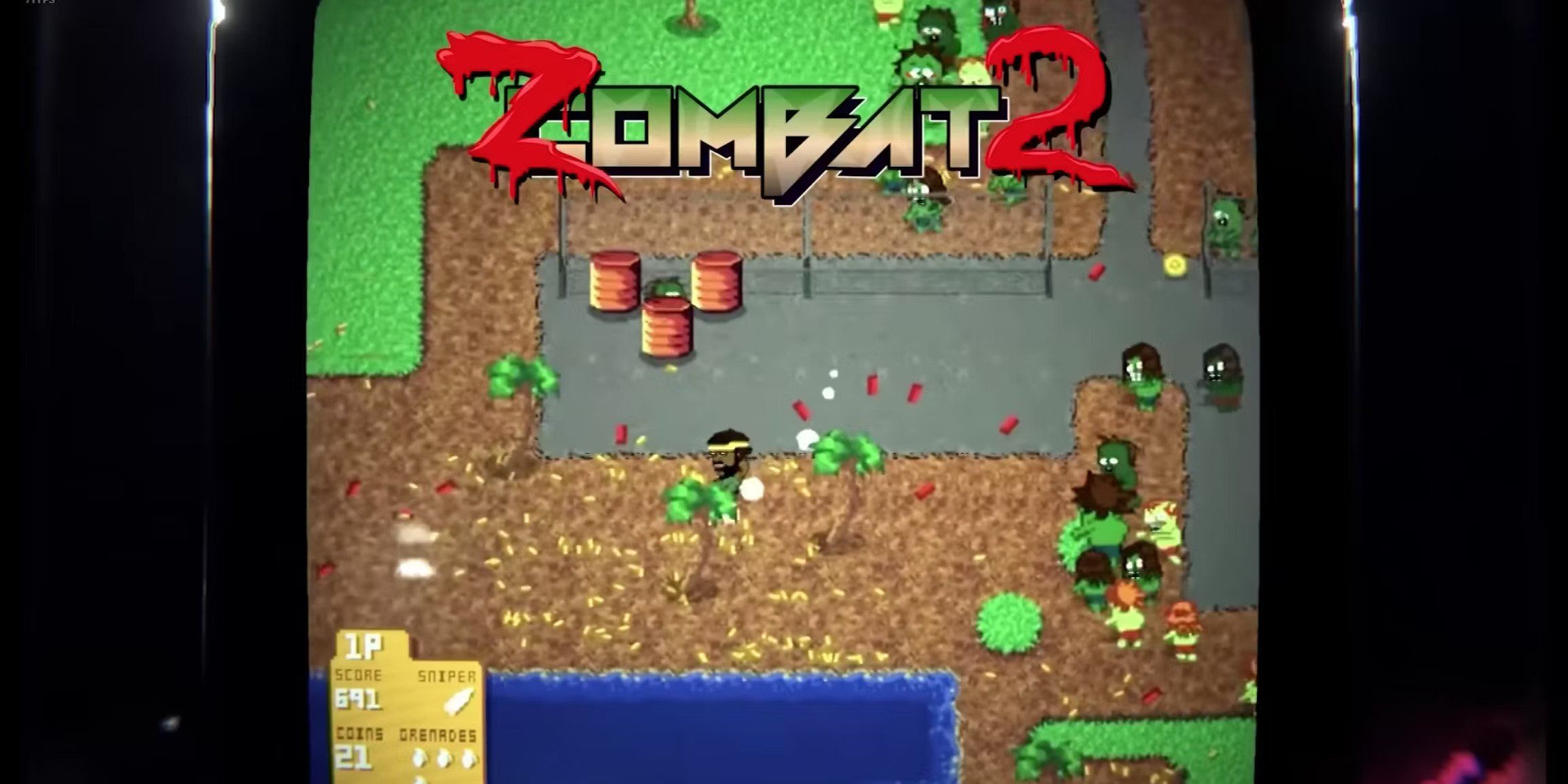 The Zombat 2 Cabinet from Arcade Paradise 