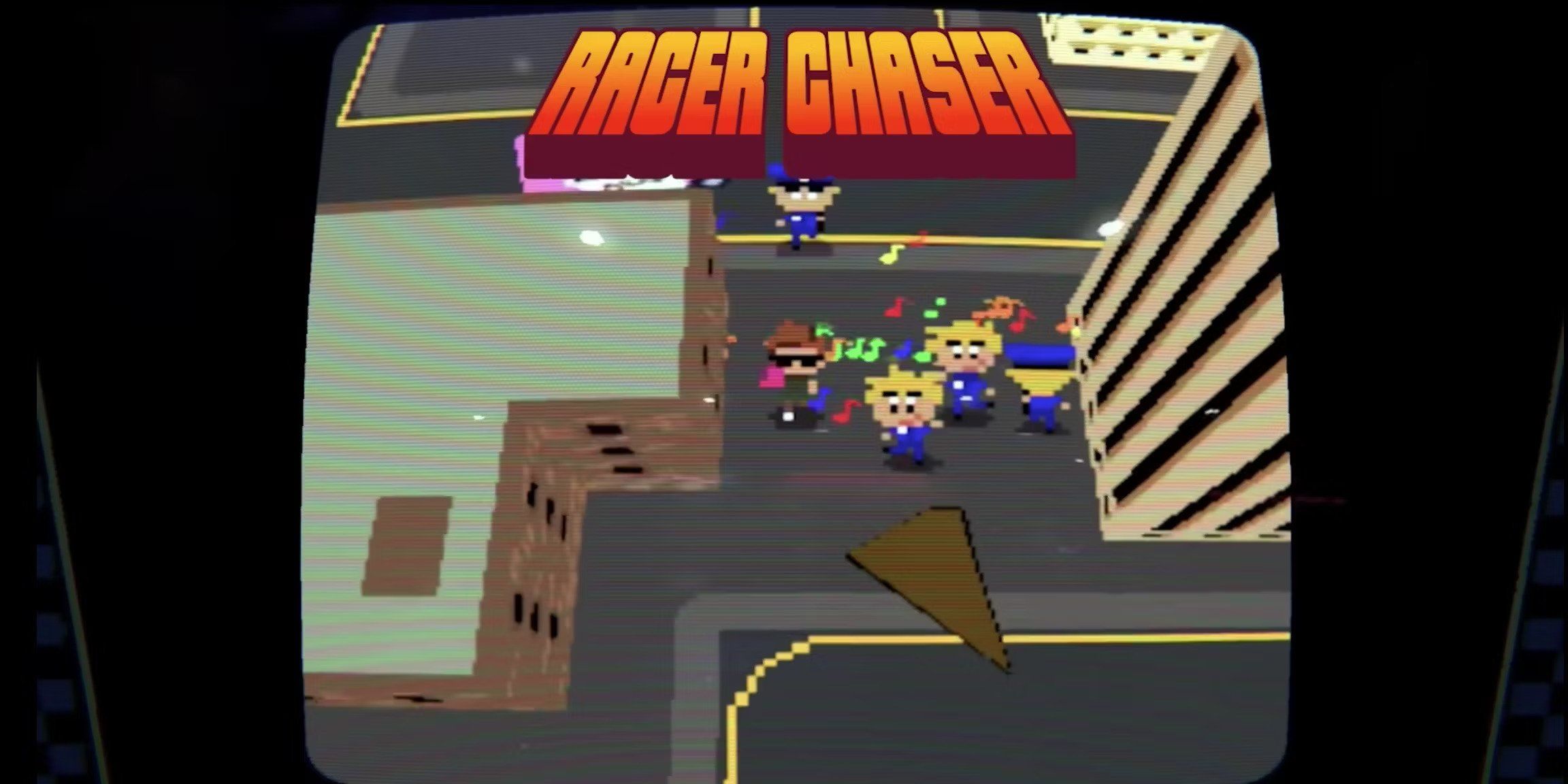 The Racer Chaser cabinet from Arcade Paradise