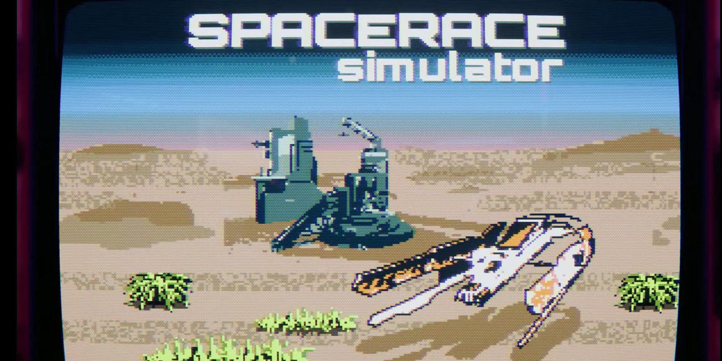 Space Race Simulator cabinet from Arcade Paradise