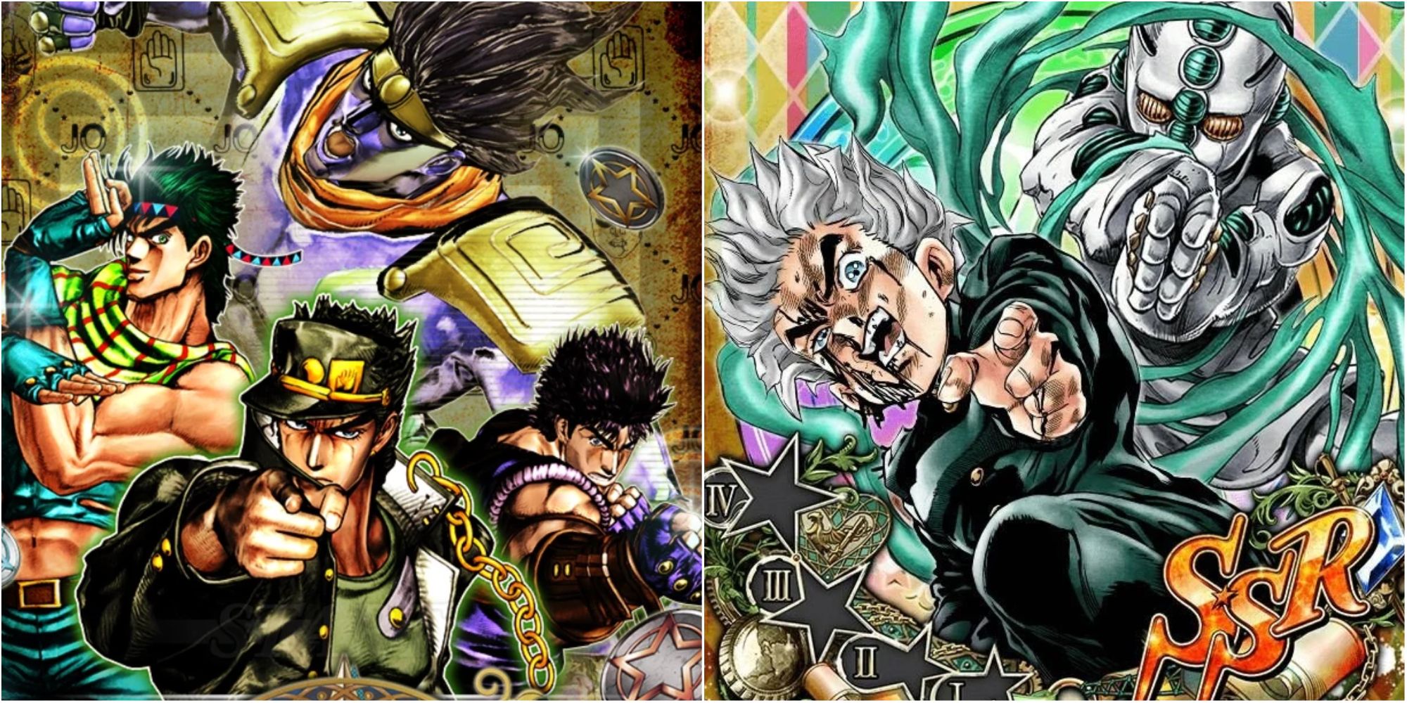 Jojos bizarre adventure stardust shooters cover and koichi ssr