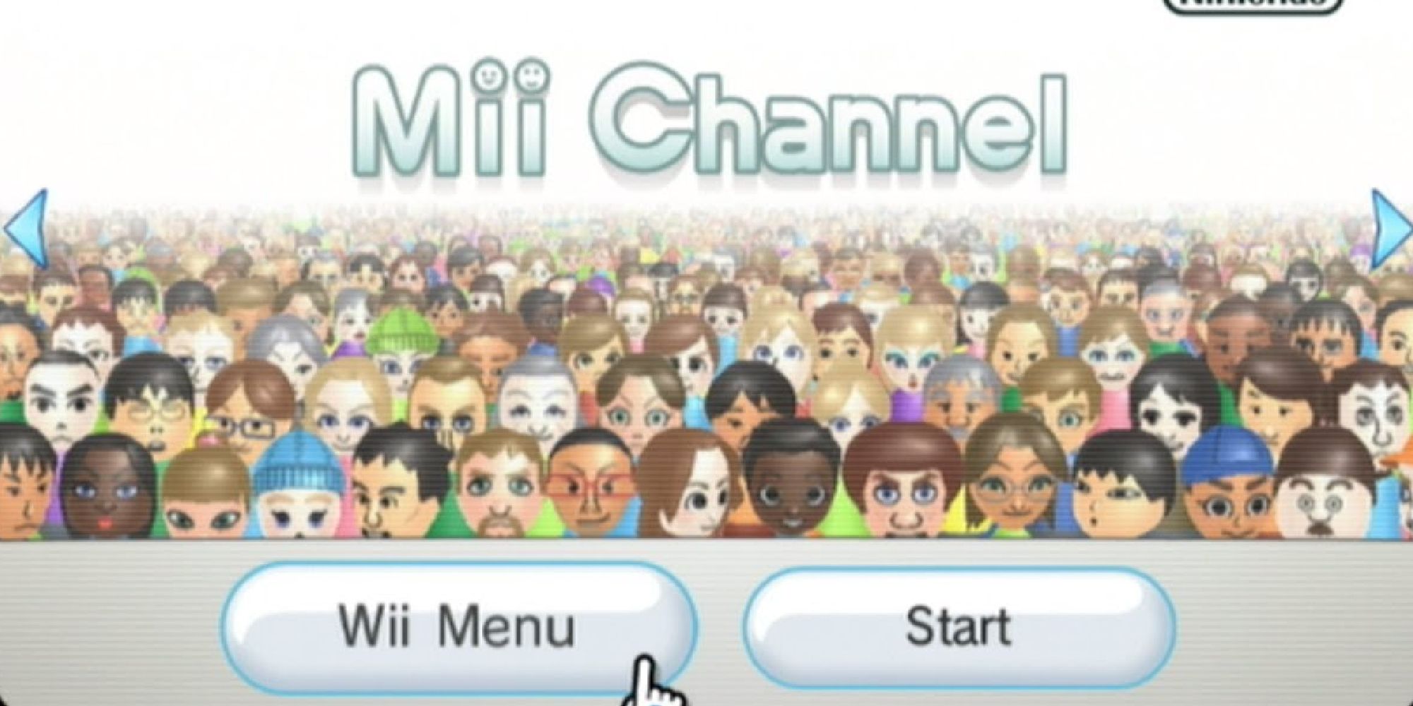 mii channel start screen