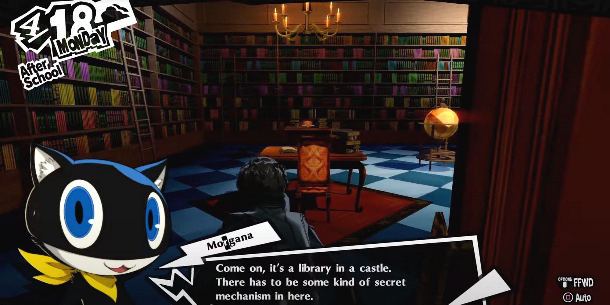 0 the thieves arriving to kamoshida's library to investigate