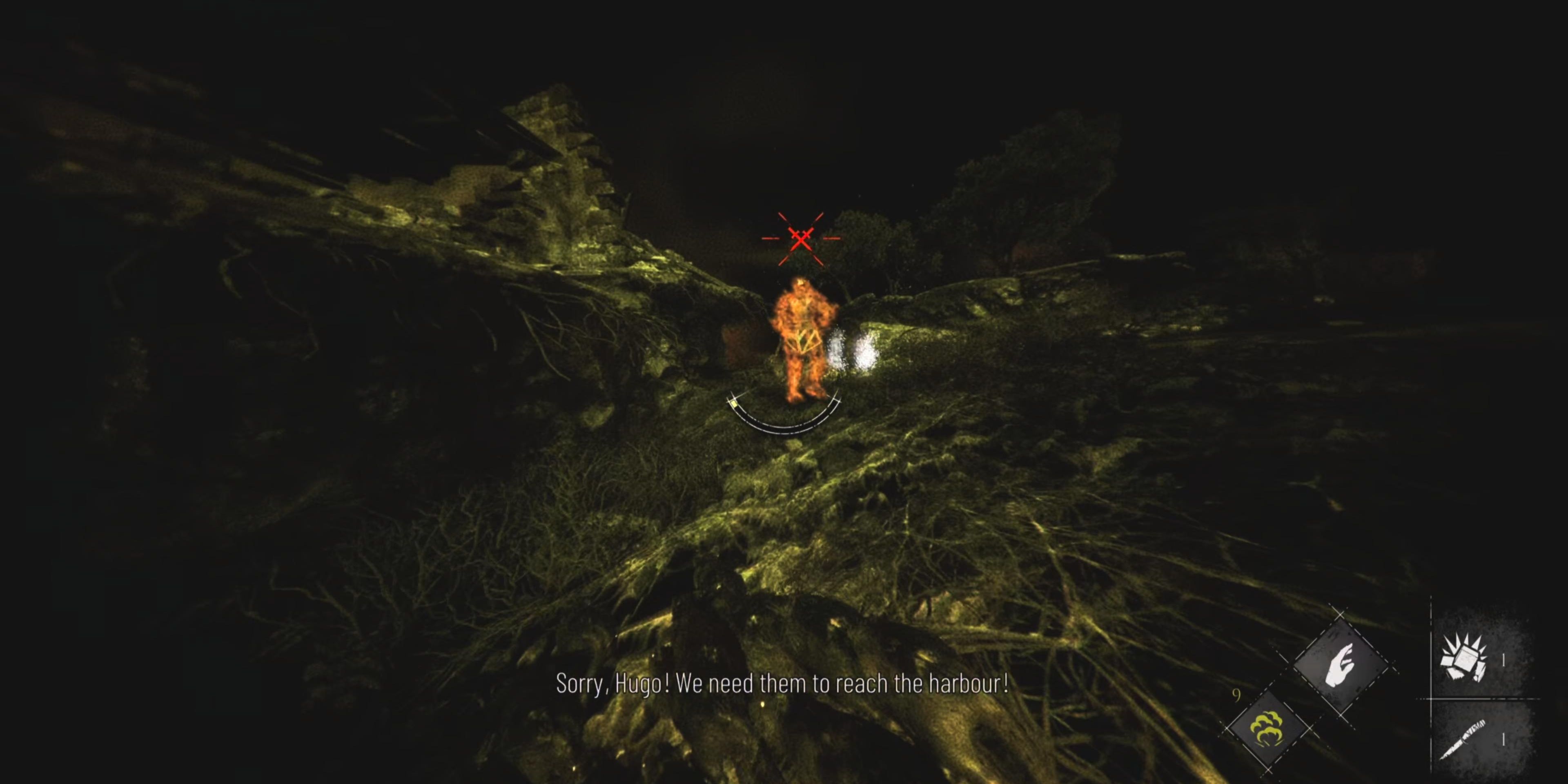 hugo controlling rats to kill guards