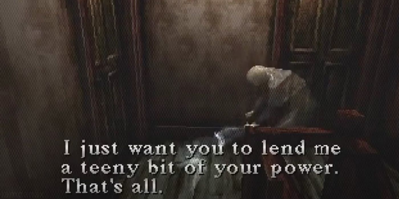 Dahlia dragging Alessa in Silent Hill.
