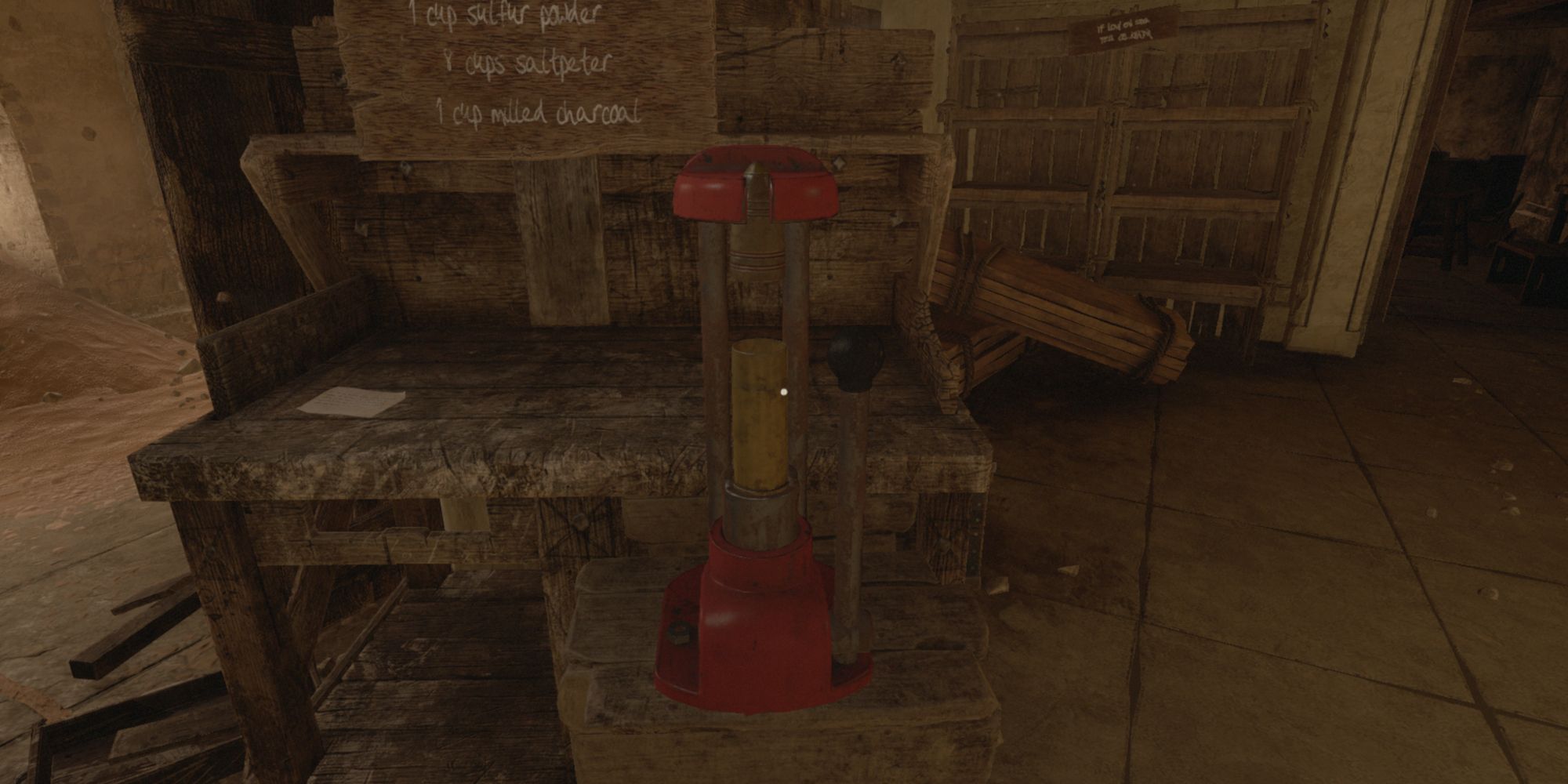 Amnesia Rebirth Gunpowder machine