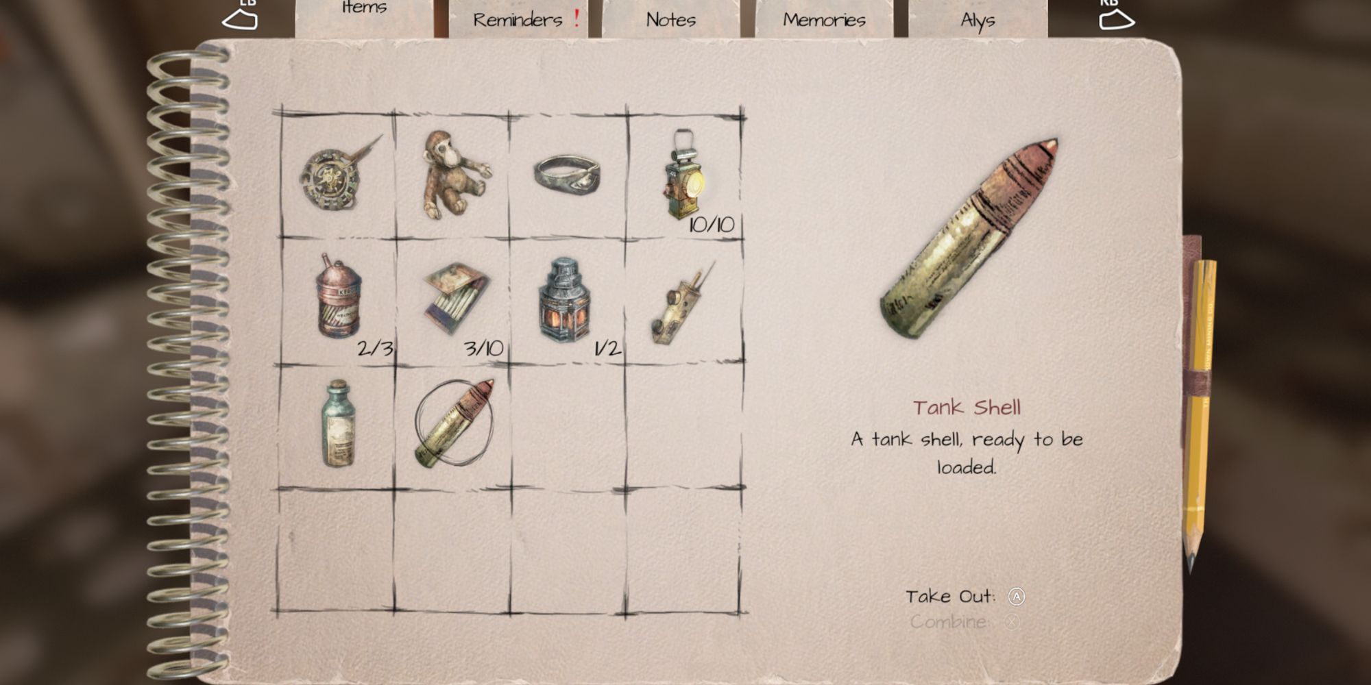 Amnesia Rebirth Tank Shell in inventory