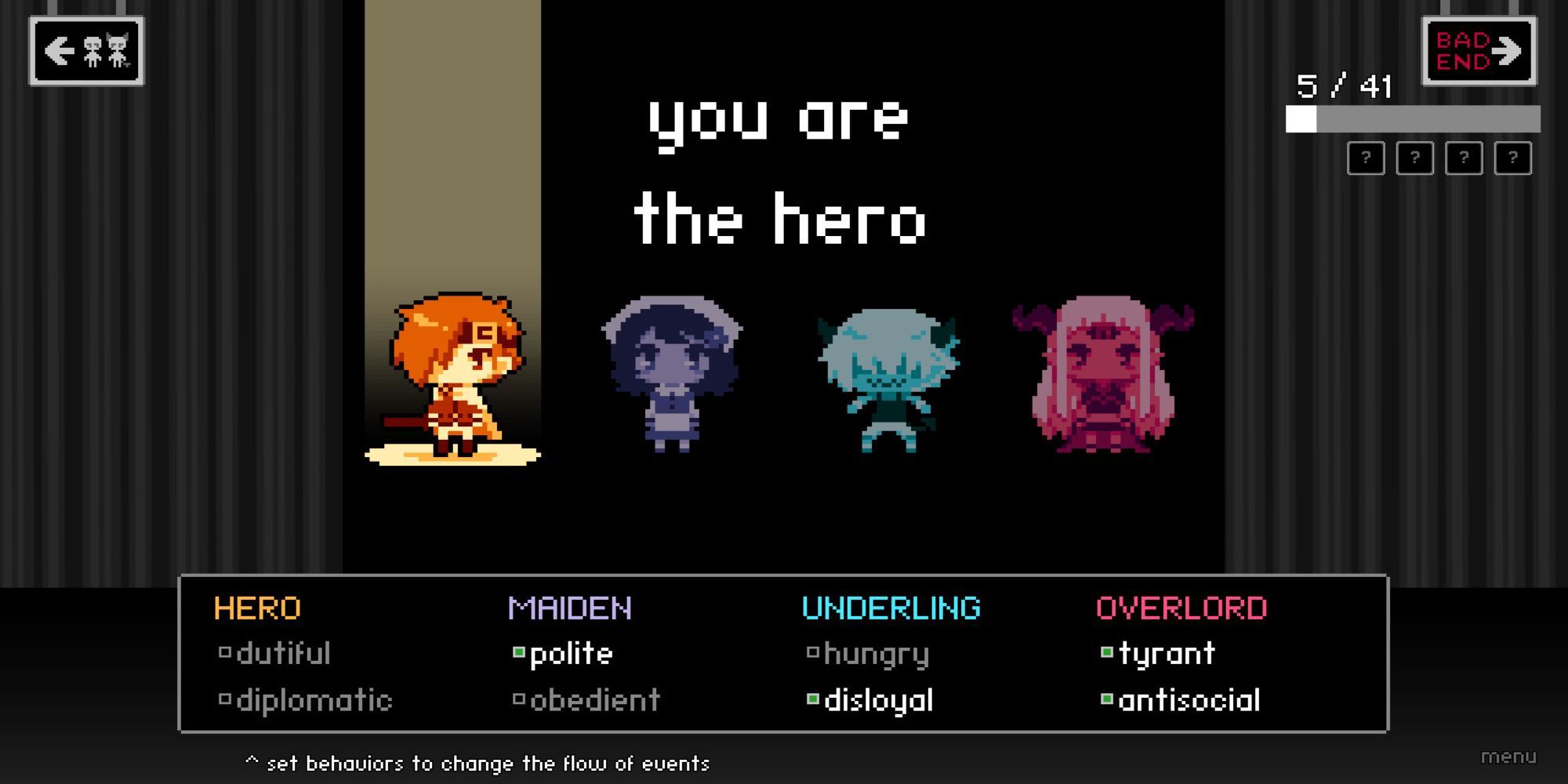 Bad End Theater Roles