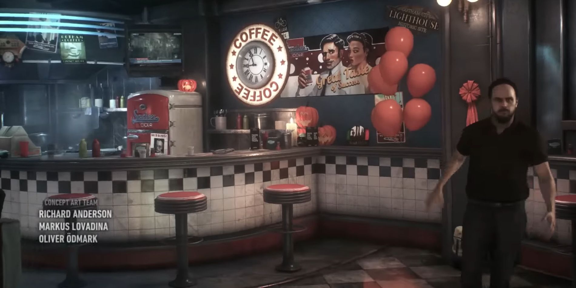 Sefton Hill's cameo in Batman: Arkham Knight.