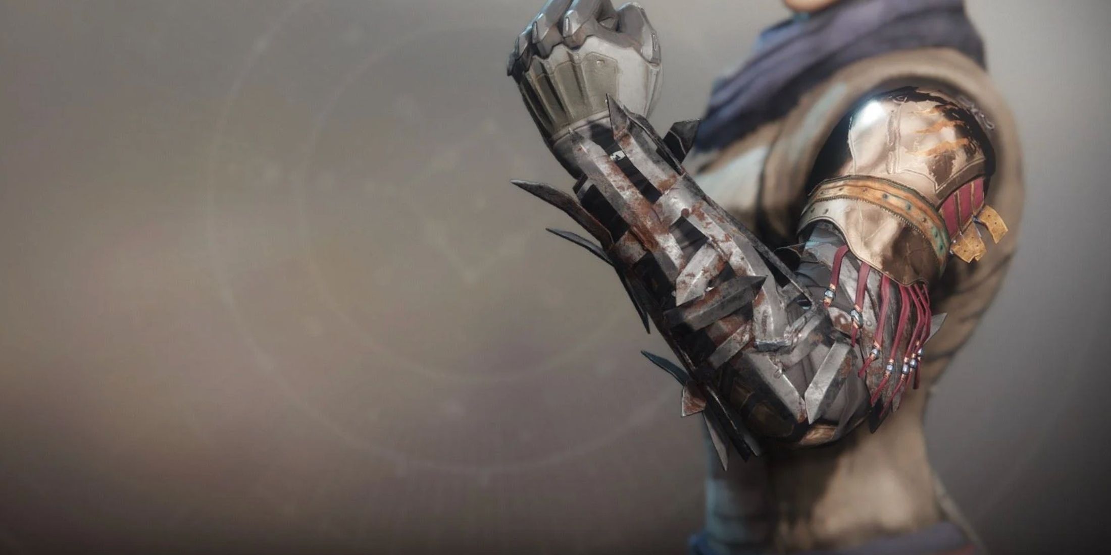 Destiny 2 Best Solar Exotics Shards of Galanor looking rusted and dangerous.