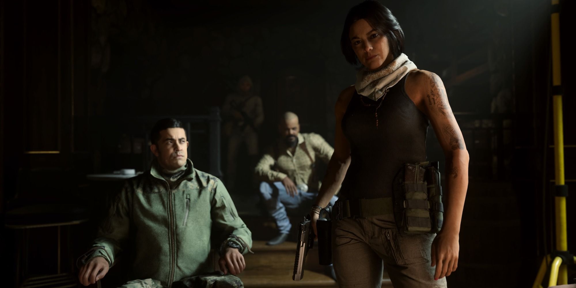 Valeria interrogating you in Call of Duty Modern Warfare 2 