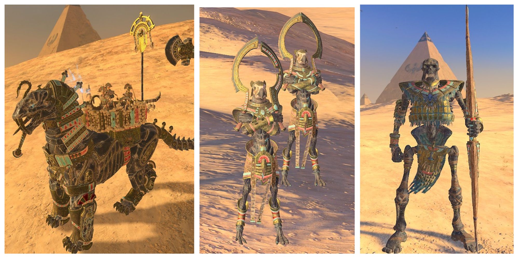 Total War: Warhammer 3 - Warsphinx, Ushabti And Bone Giant