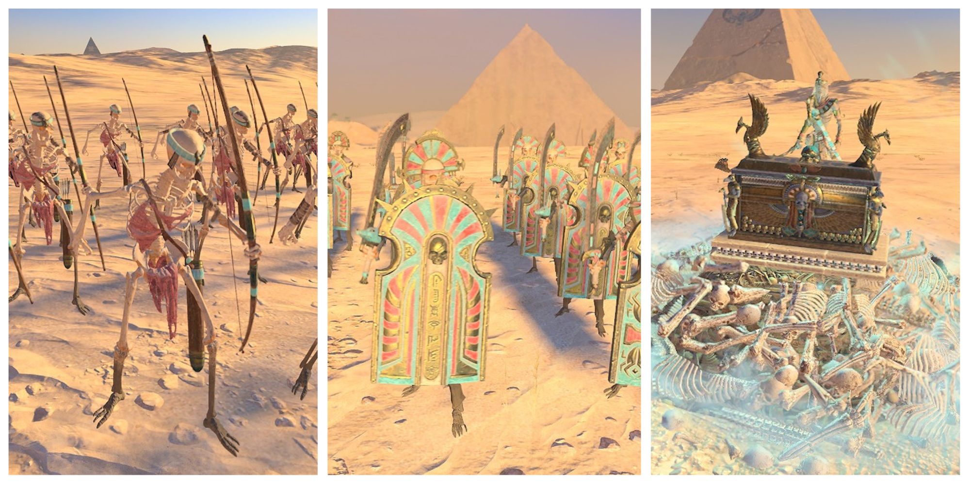 Total War: Warhammer 3 - Skeleton Archers, Tomb Guards And Casket Of Souls