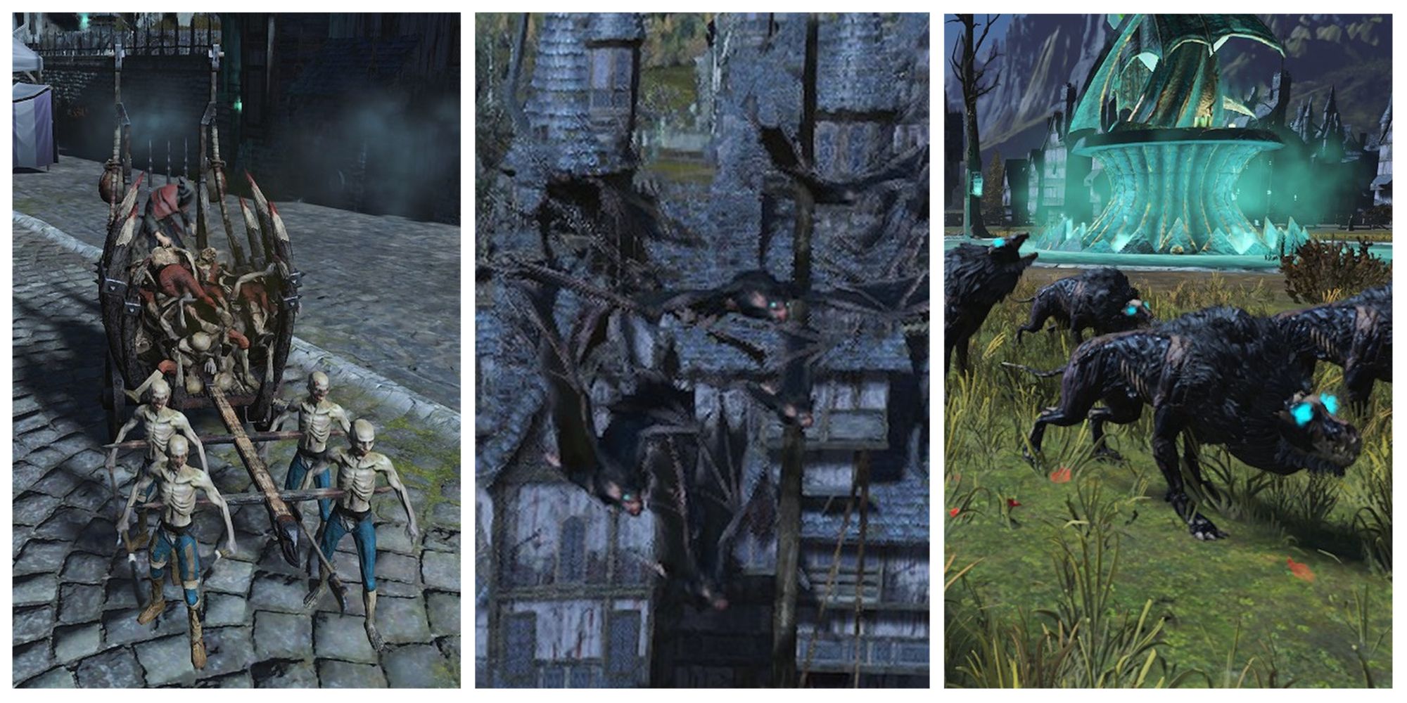 Total War: Warhammer 3 - Corpse Cart, Fell Bats And Warhounds