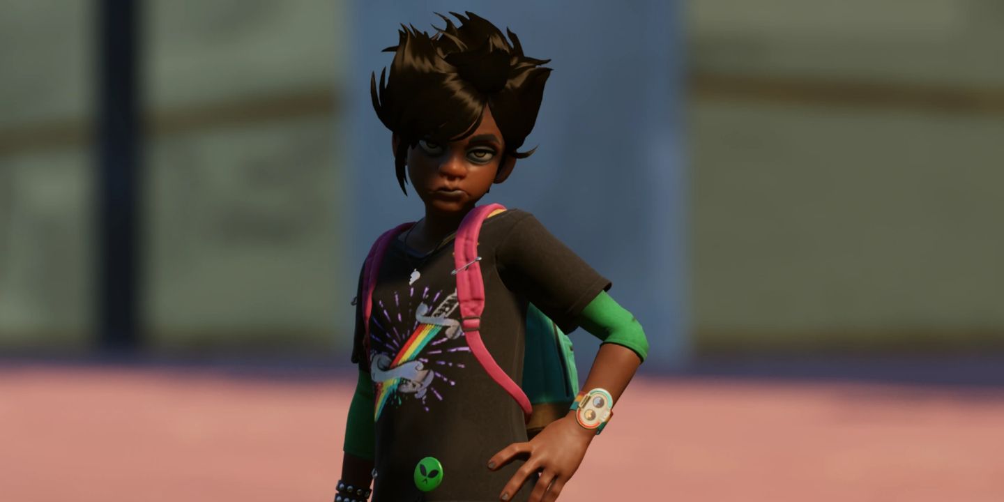 Willow from Grounded looking unamused