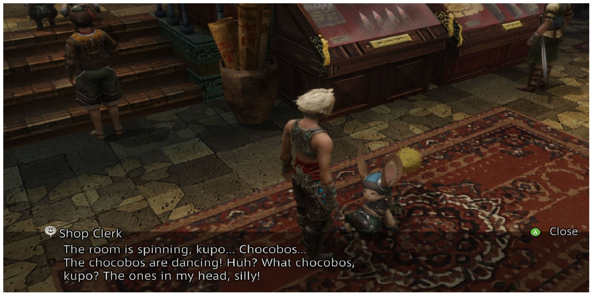 FF12 Moogle Shop Clerk