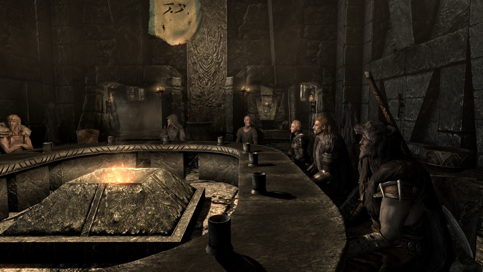 A shot of a group of leaders attending peace talks