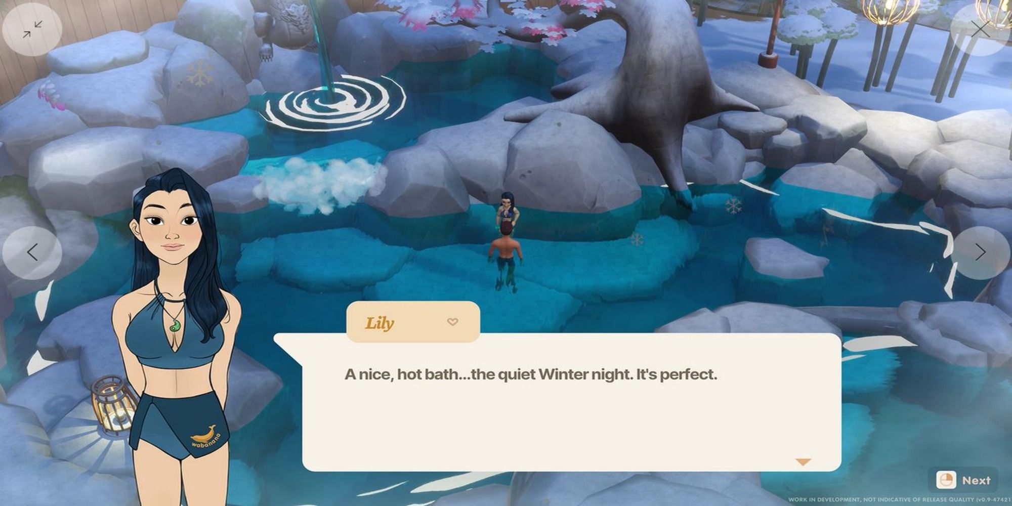Coral Island player speaking with Lily