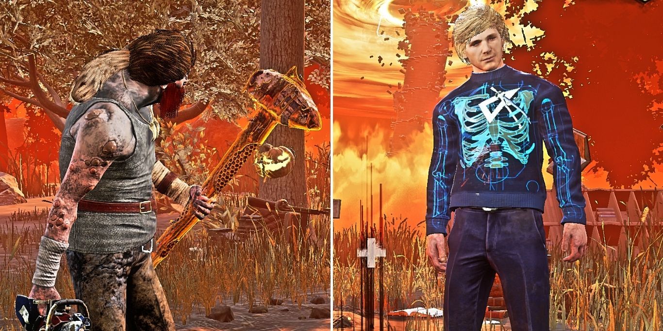 Dead By Daylight Hillbilly And Felix Richter Halloween Cosmetics