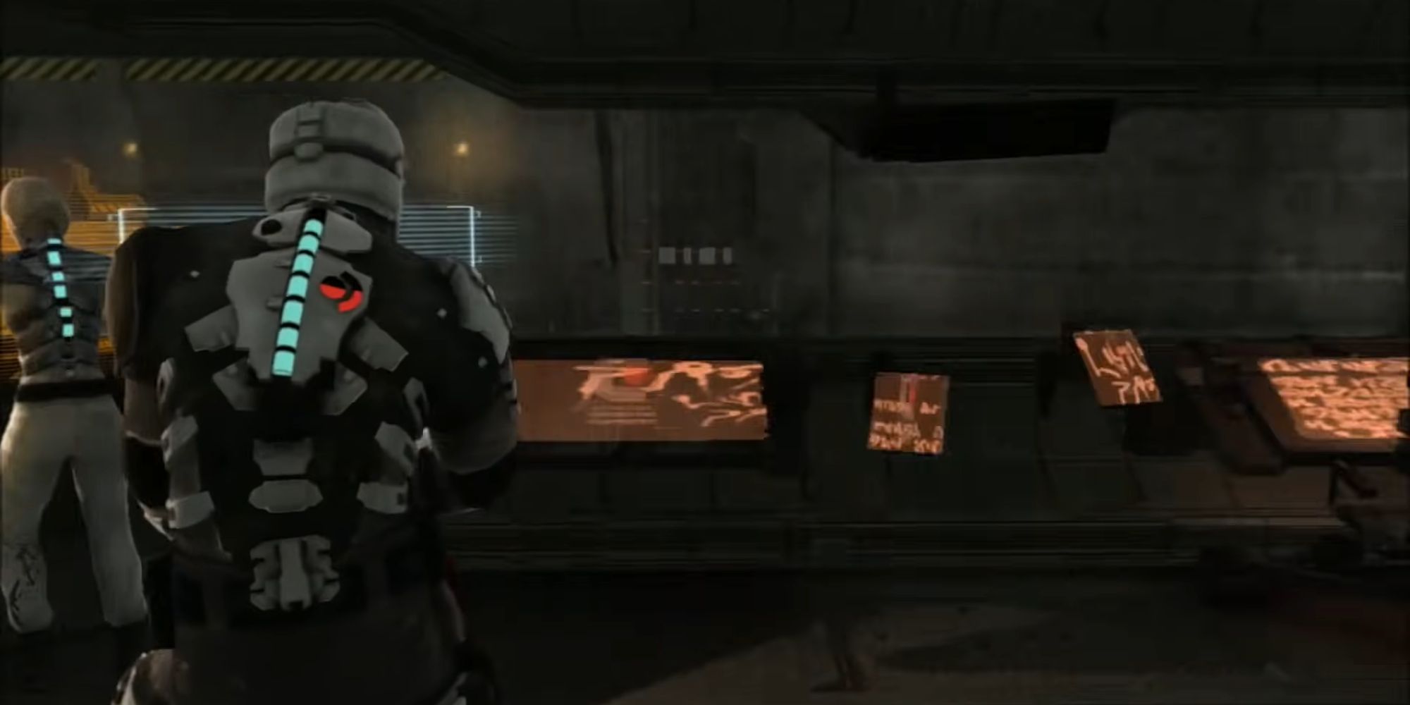 Dead Space Times Times Isaac Was Hallucinating That You May Have Missed Marker Symbols On Moniters