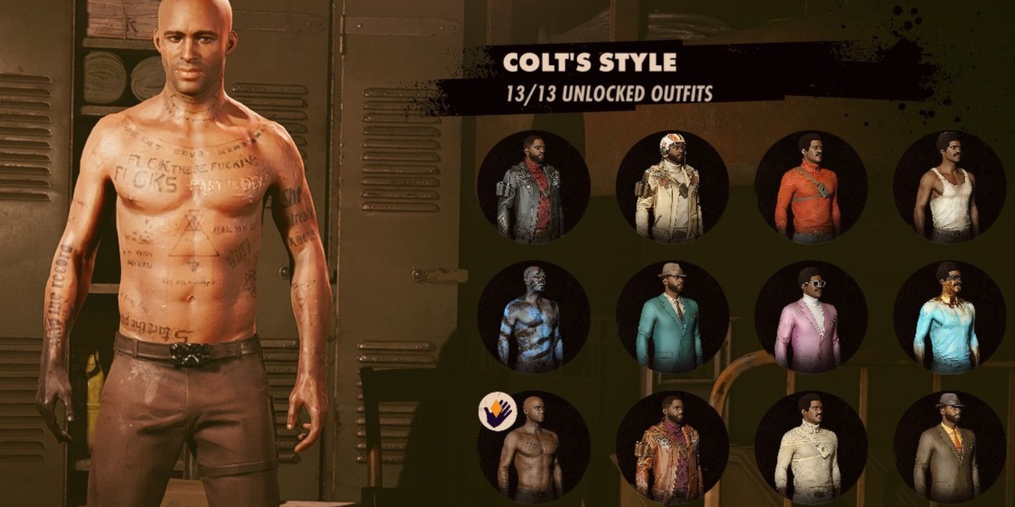 The Painful Memories Outfit for Colt in Deathloop