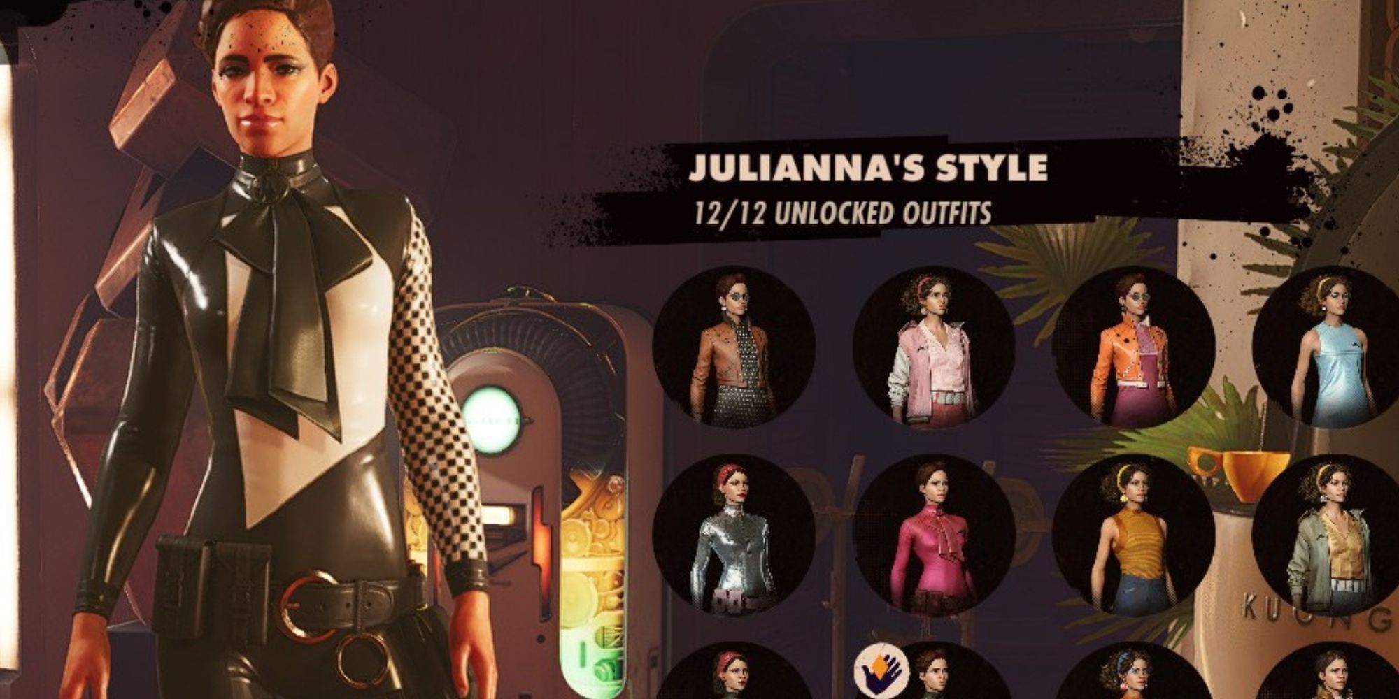 The Checkmate Outfit for Julianna in Deathloop