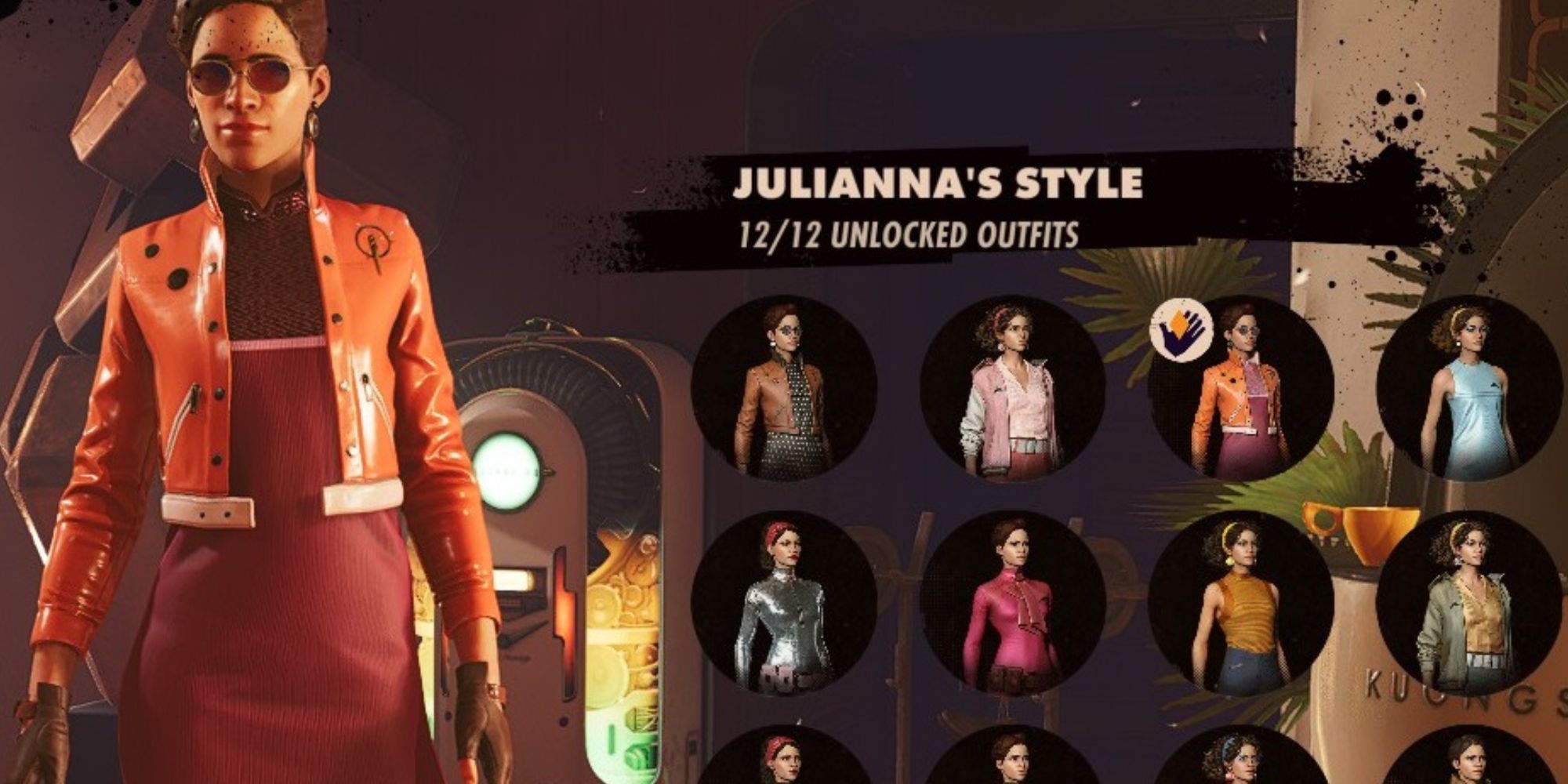 The Grand Prix Outfit for Julianna in Deathloop