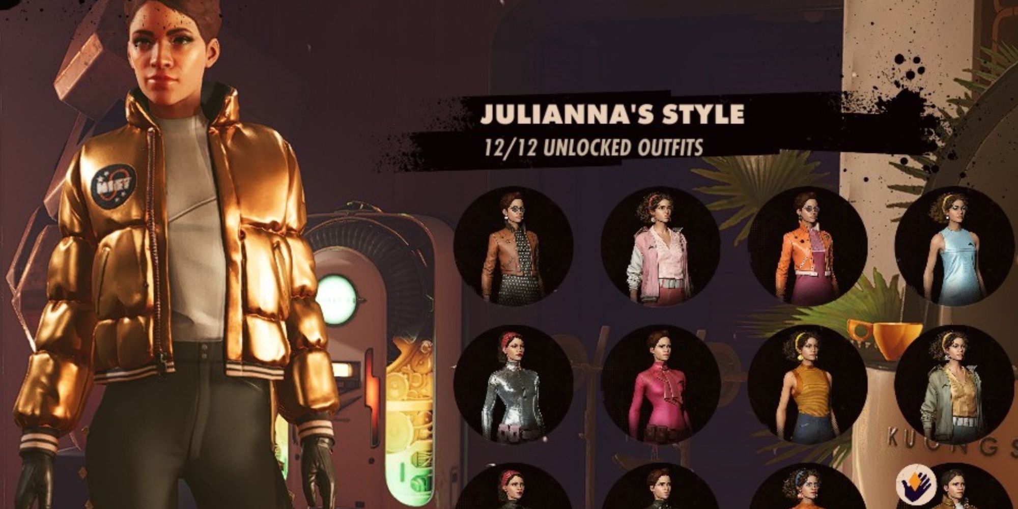 The Moonshot Outfit for Julianna in Deathloop