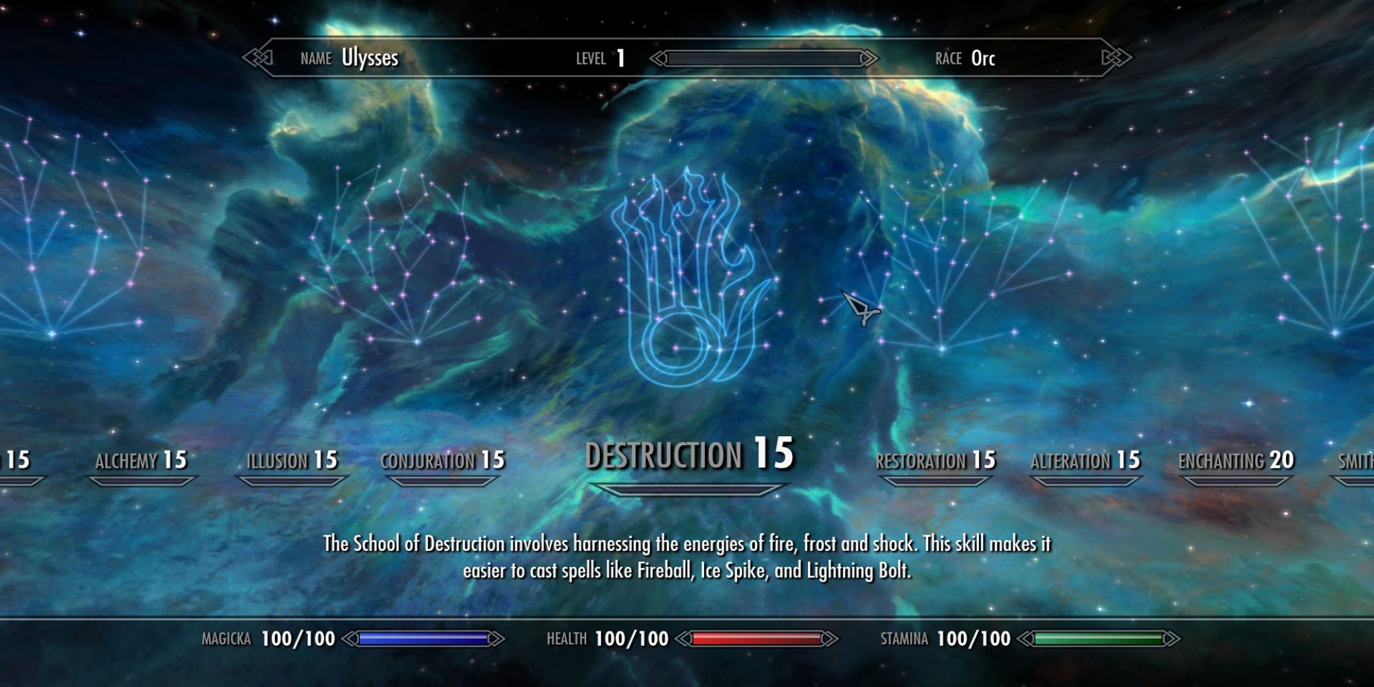 Destruction Skill Tree