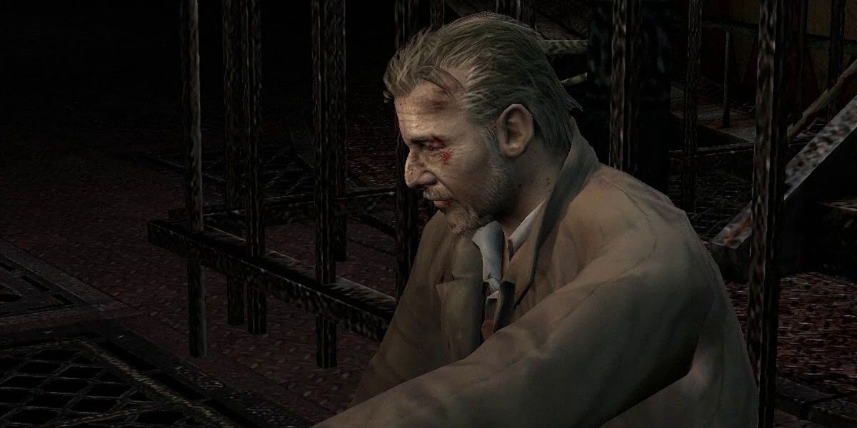 Douglas Cartland looking to the side in Silent Hill 3.