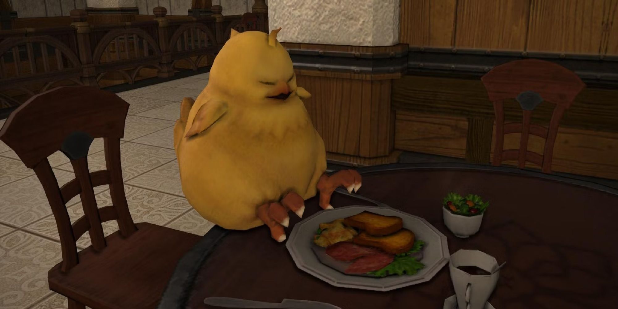 Final Fantasy 14 Fat Chocobo Plush