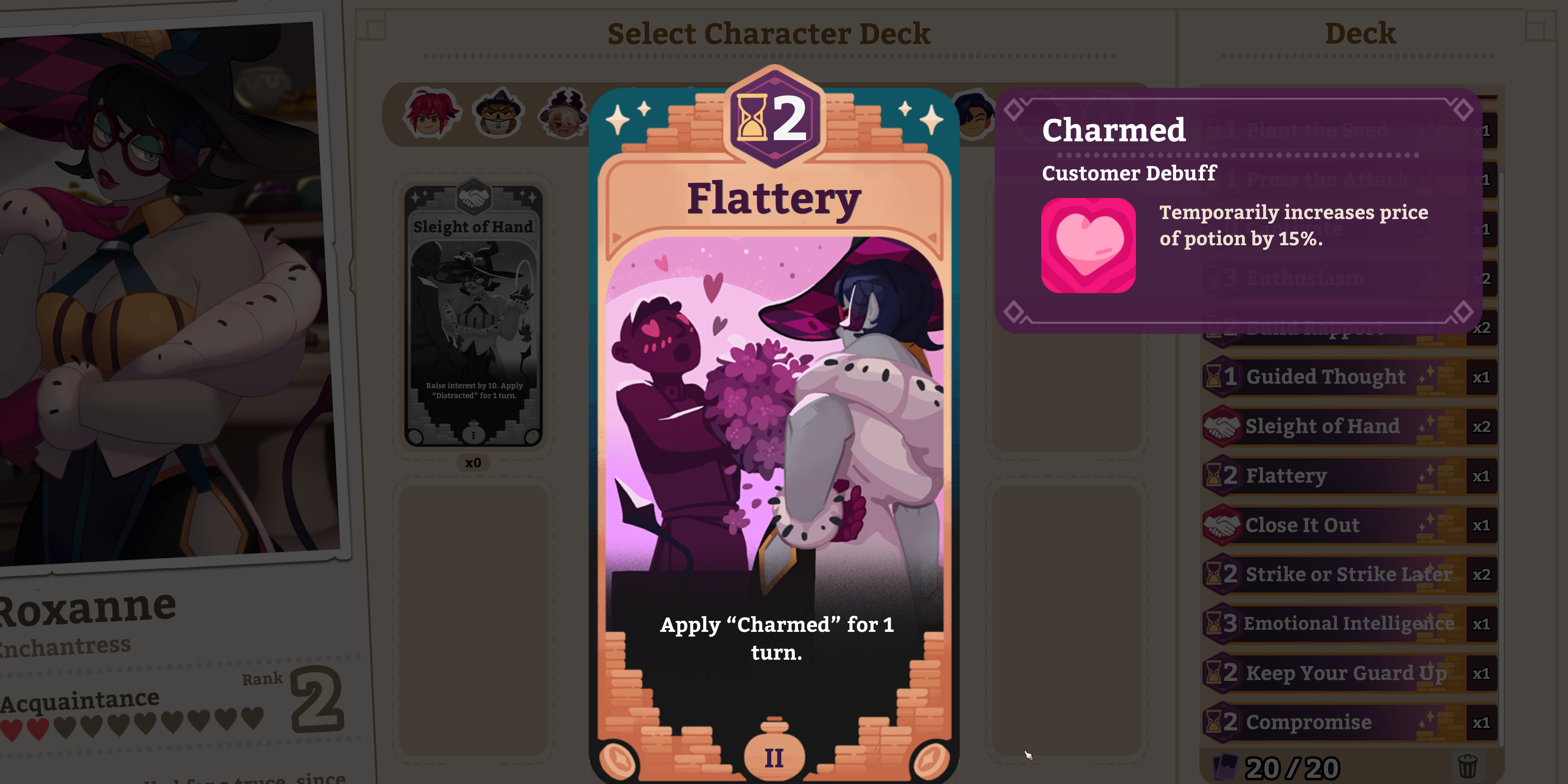 Flattery Potionomics