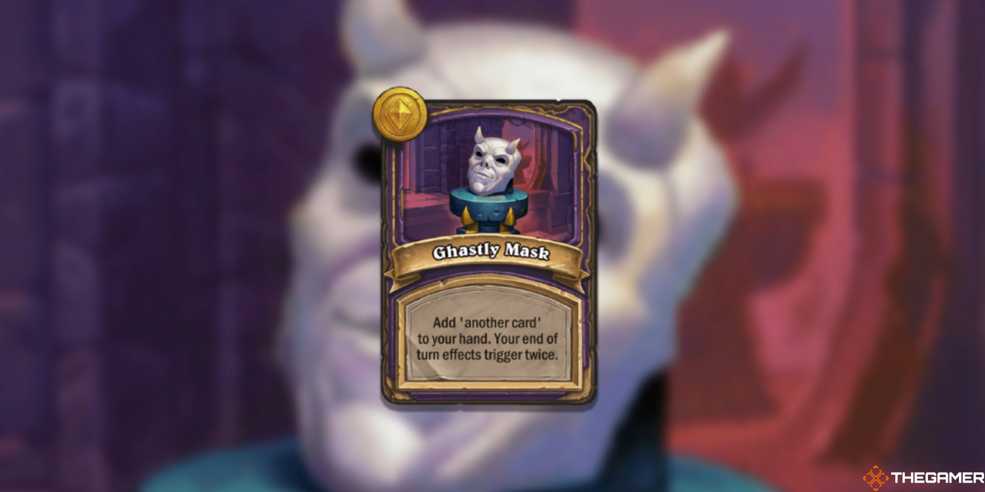 Hearthstone Battlegrounds Ghastly Mask reward
