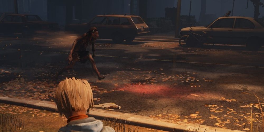 The Hag doing a Blighted Rush, Cheryl looks on