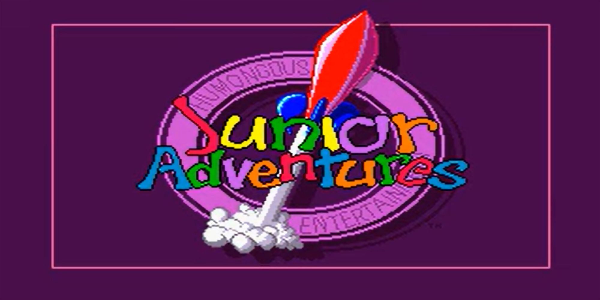The Junior Adventures logo from Putt-Putt Goes To The Moon.