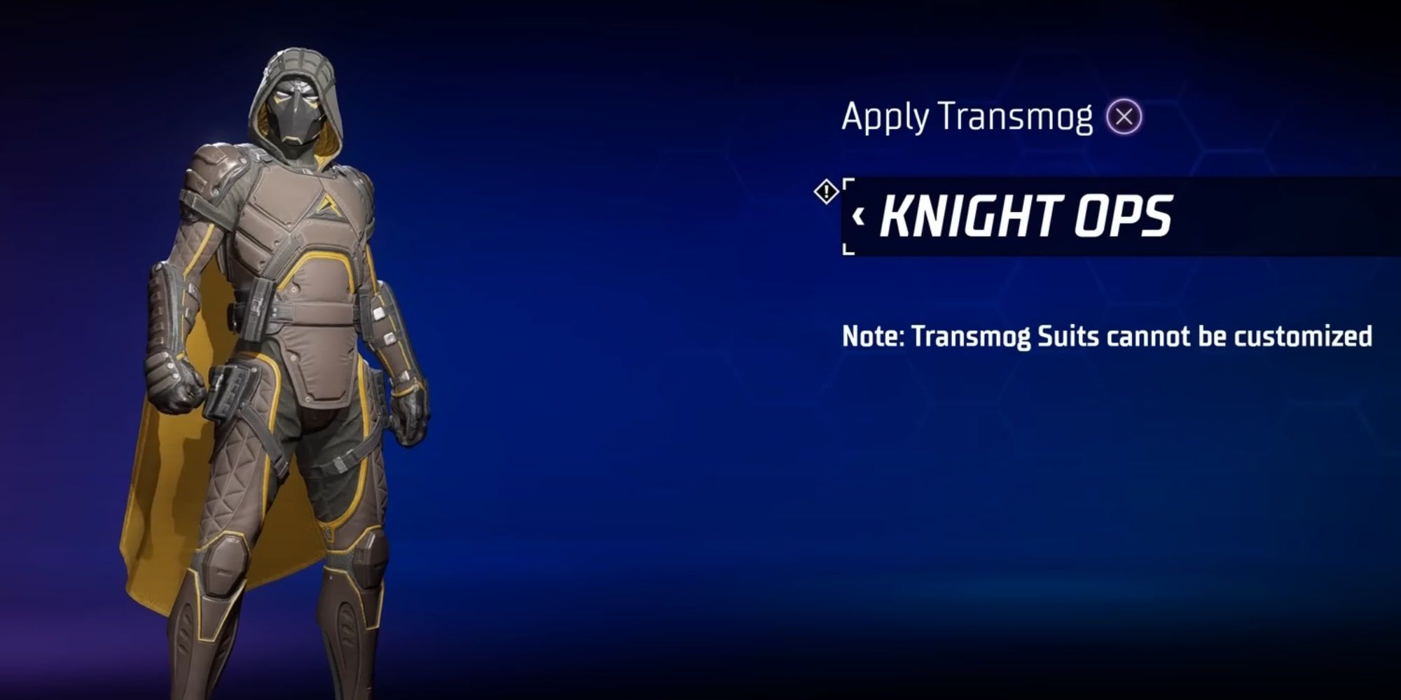 Gotham Knights: Robin Knight Ops Costume with blue background and info text