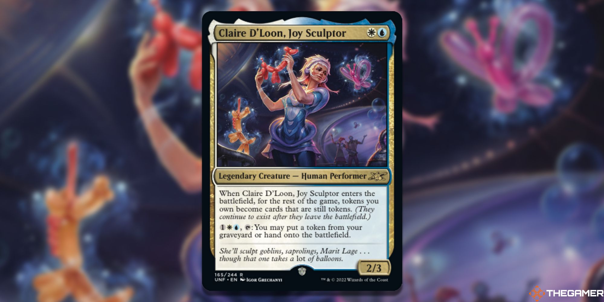 Magic the Gathering Best Un Set Commanders Claire DLoon Joy Sculptor