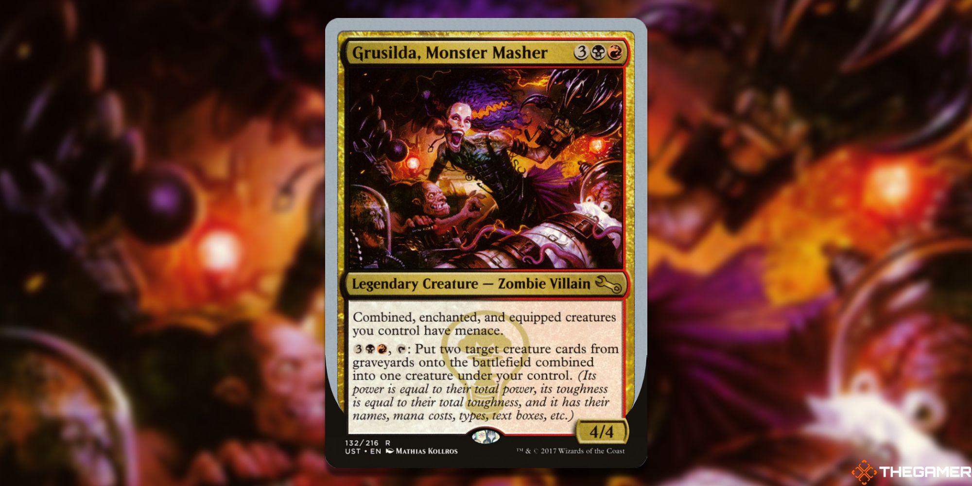 Magic the Gathering Best Un Set Commanders Grusilda Monster Masher