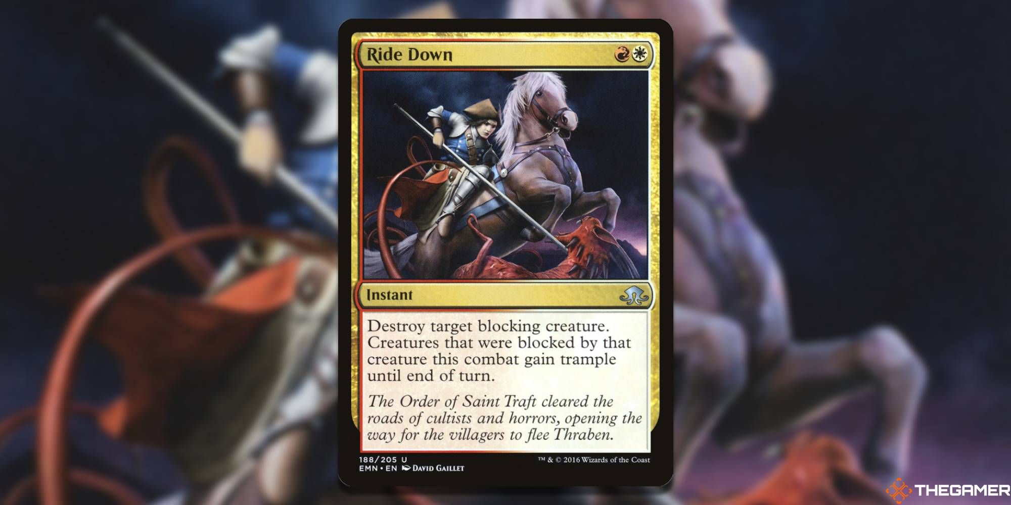 Magic the Gathering Top Cards That Give Trample Ride Down