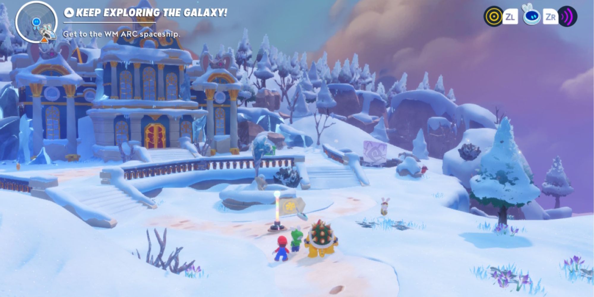 Mario Rabbids Sparks of Hope Pristine Peaks Mansion