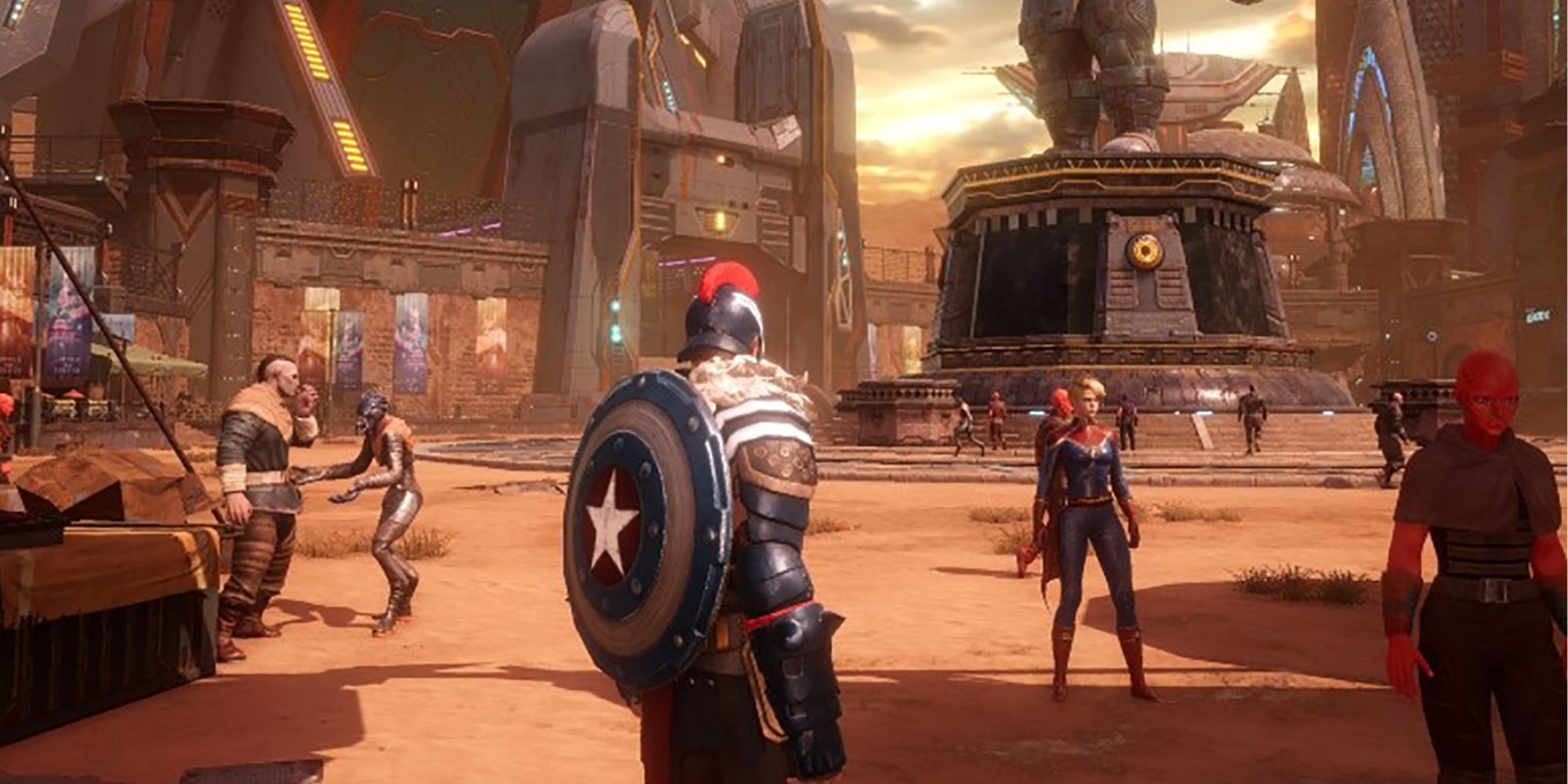 Marvel Future Revolution Captain America Captain Marvel