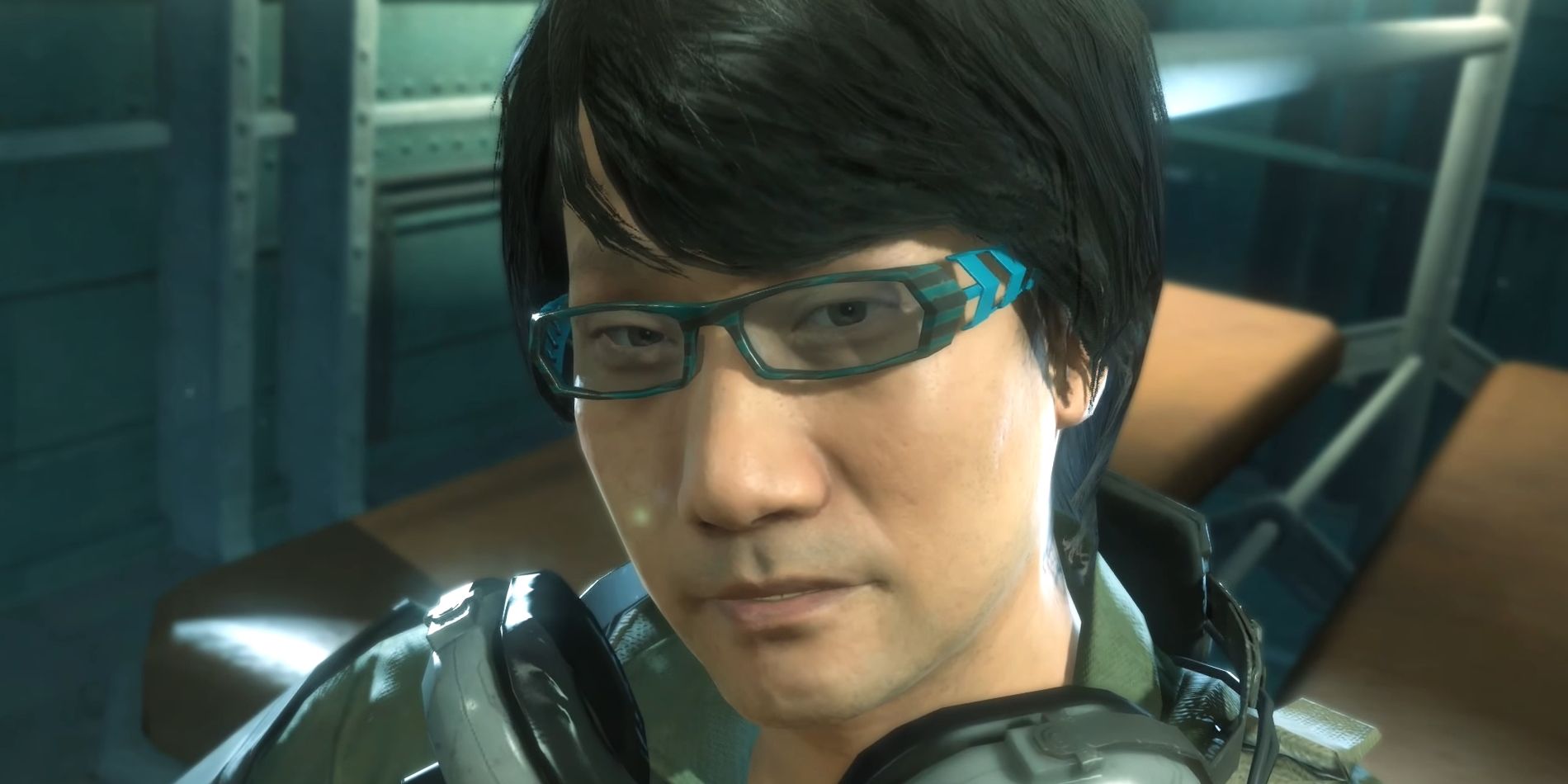 Hideo Kojima in Metal Gear Solid V: Ground Zeroes.