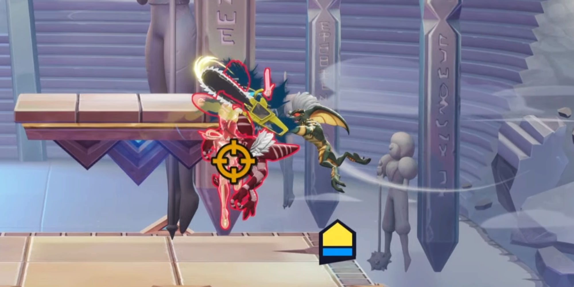 MultiVersus, Stripe, Chainsawing Two Opponents At A Time