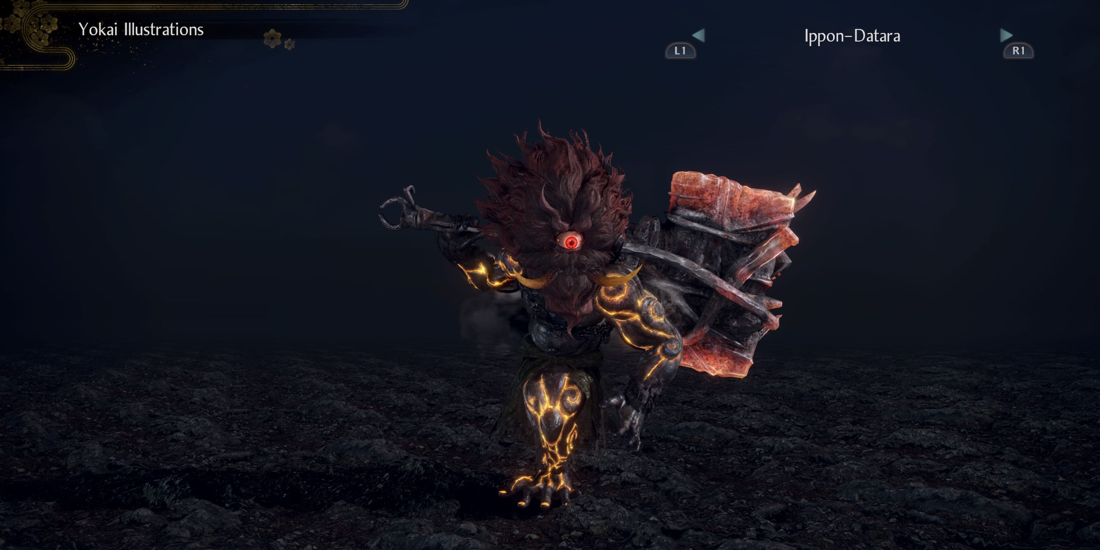 Nioh 2 Ippon-Datara in the Model Viewer