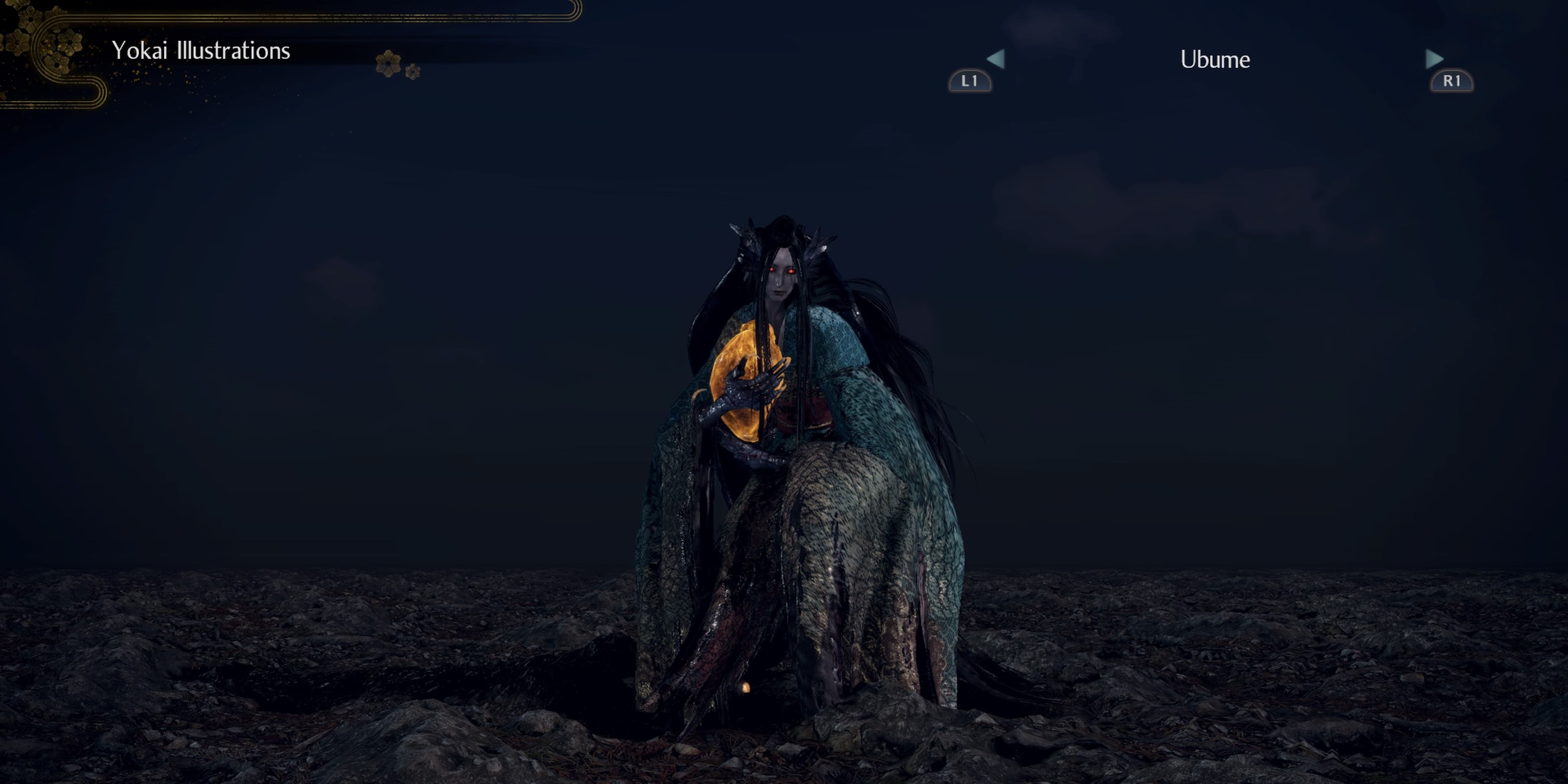 Nioh 2 Ubume in the Model Viewer