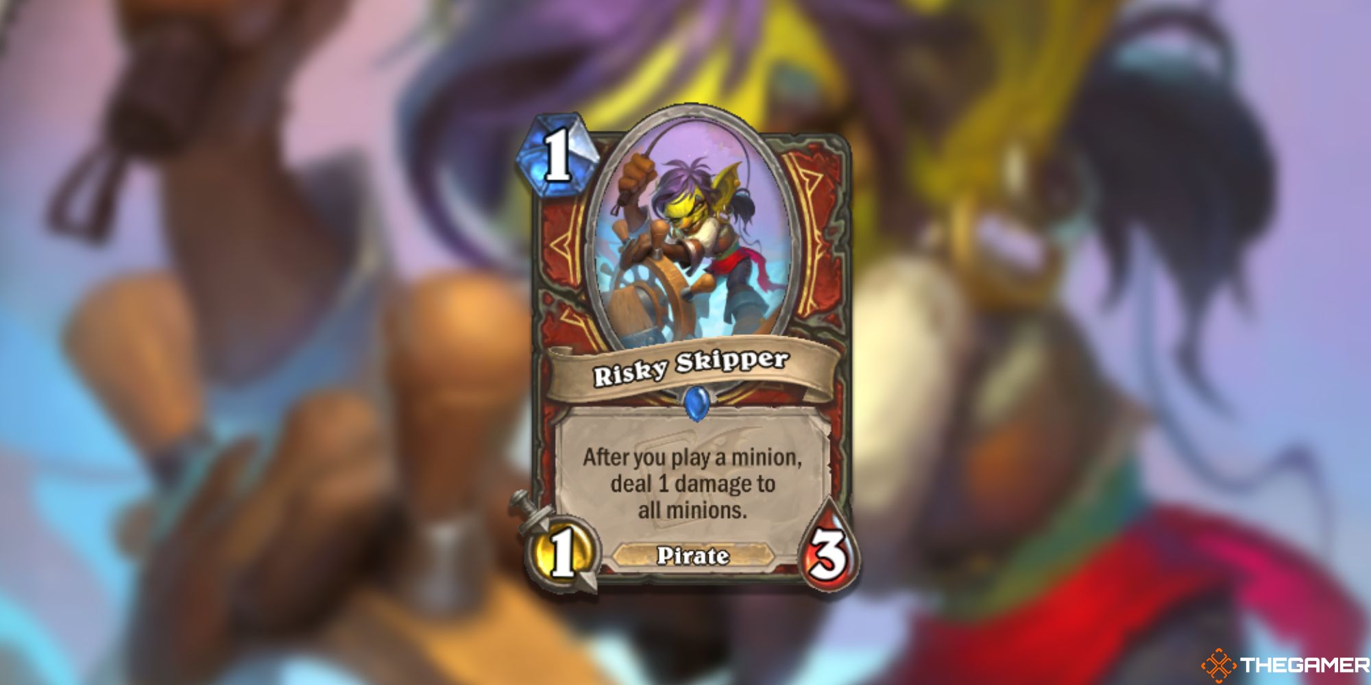 Risky Skipper Hearthstone Card
