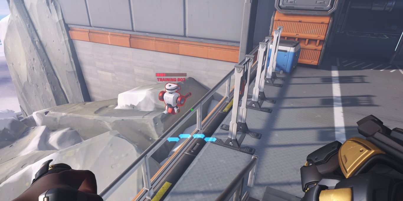 Overwatch 2 Doomfist Throws Training Bot Off The Map