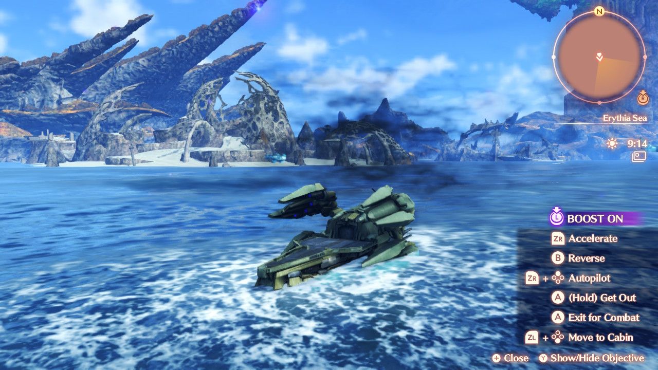 Passing the Sandbar Ferronis Hulk in Erythia Sea.
