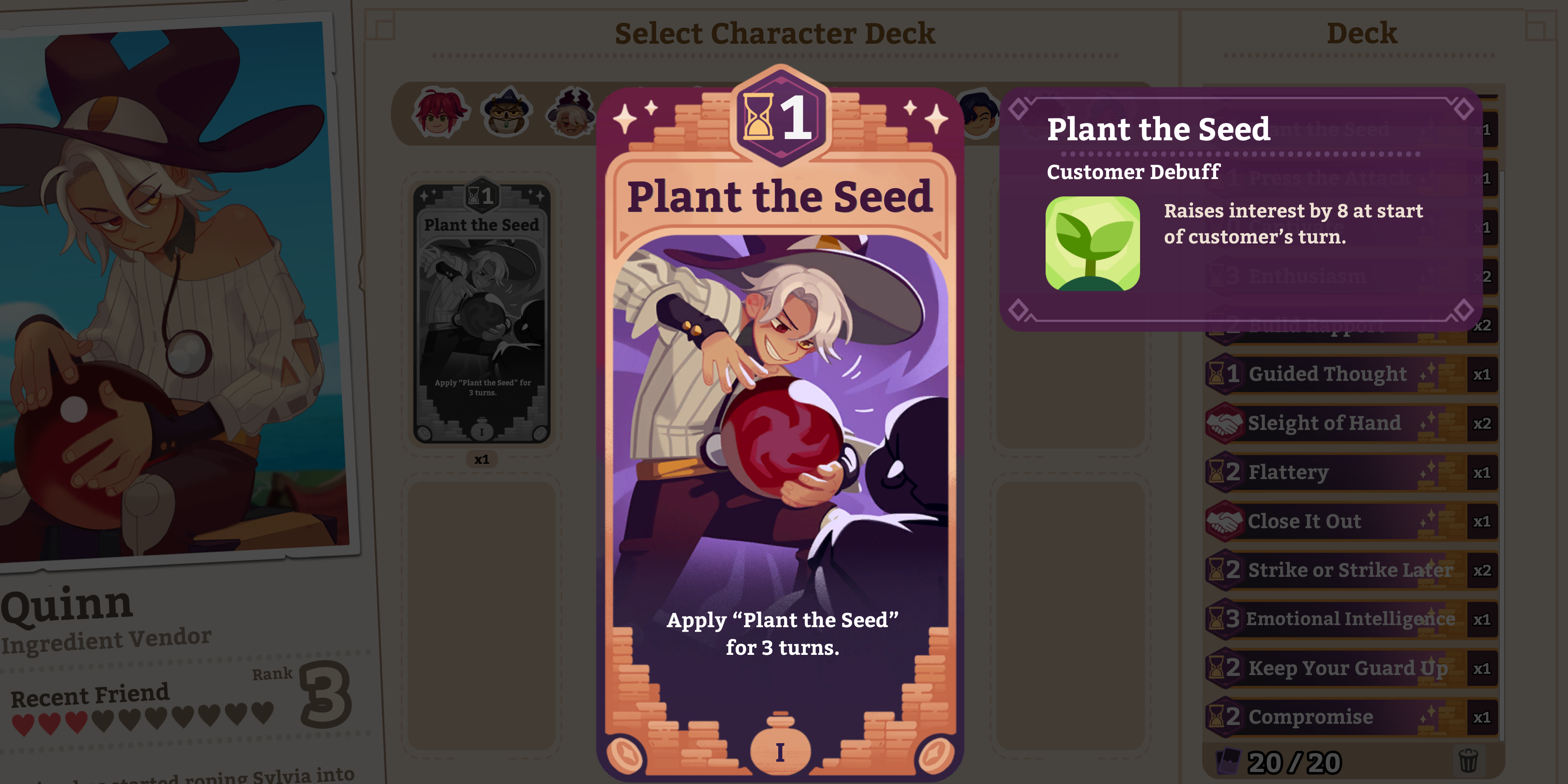 Plant the Seed Potionomics